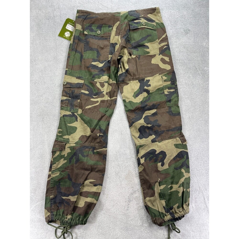 Rothco Vintage Paratrooper Fatigue Cargo Pants Womens Medium Green Woodland Camo - Picture 9 of 15